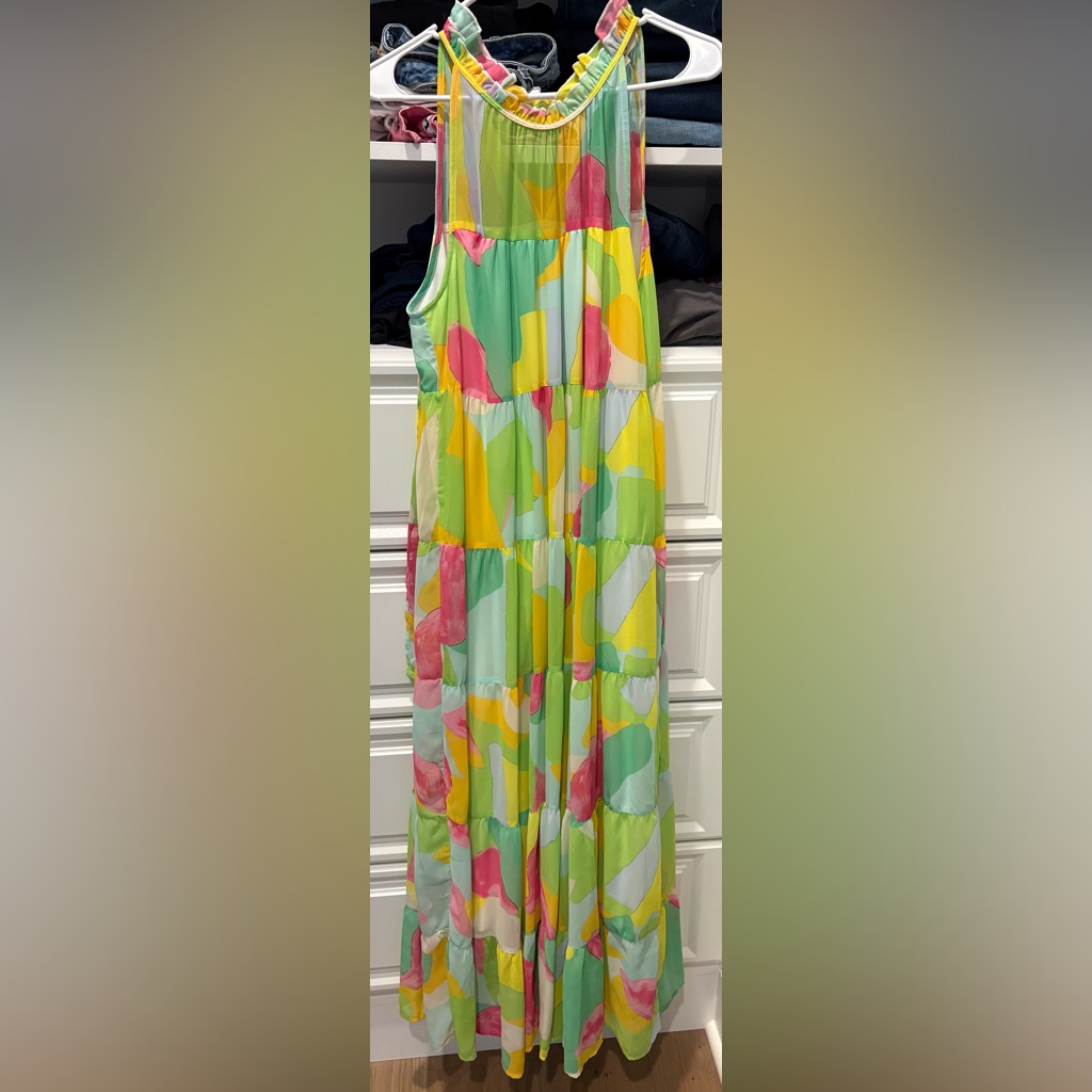 Entro Boutique Dress-Super Colorful